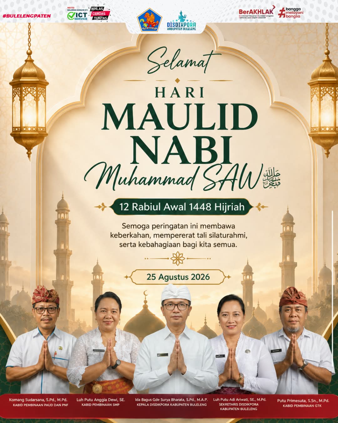 Selamat hari Maulid Nabi Muhammad Saw 2026