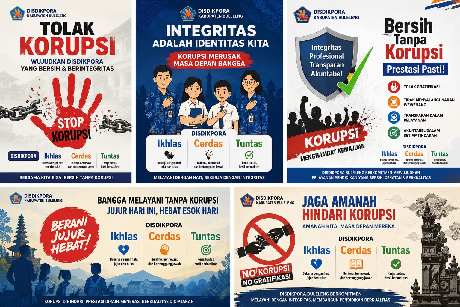 STOP PUNGLI: WUJUDKAN BULELENG BERINTEGRITAS!
