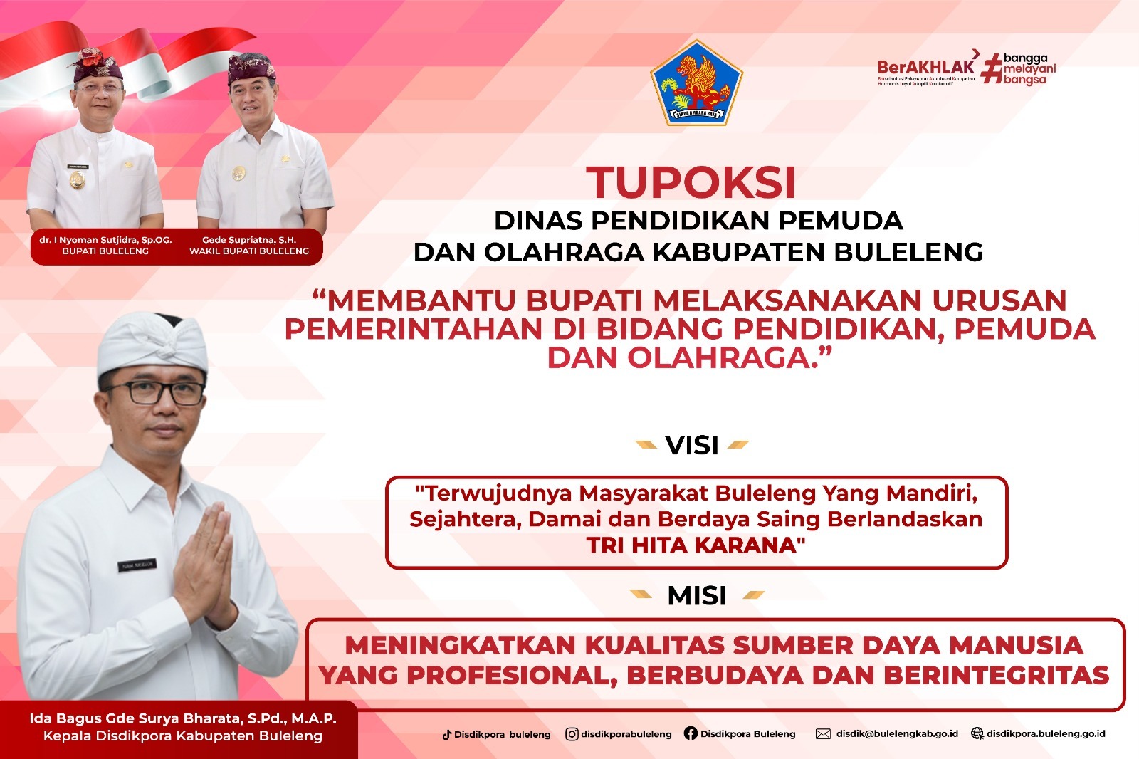 Tupoksi Disdikpora 