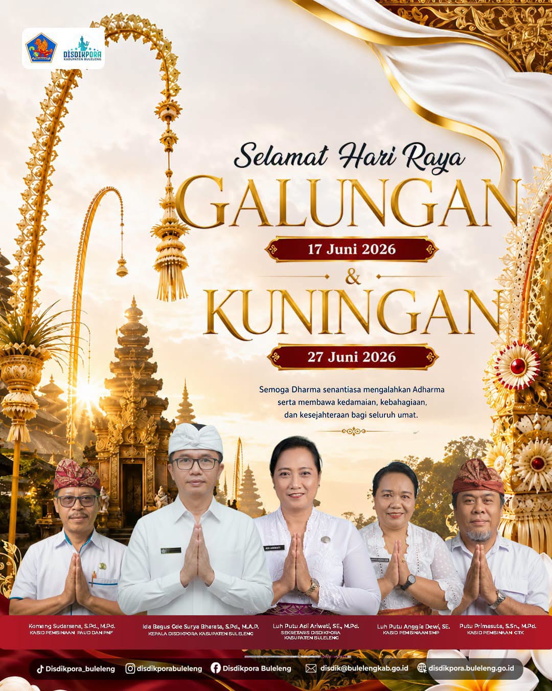 Selamat hari raya Galungan & Kuningan