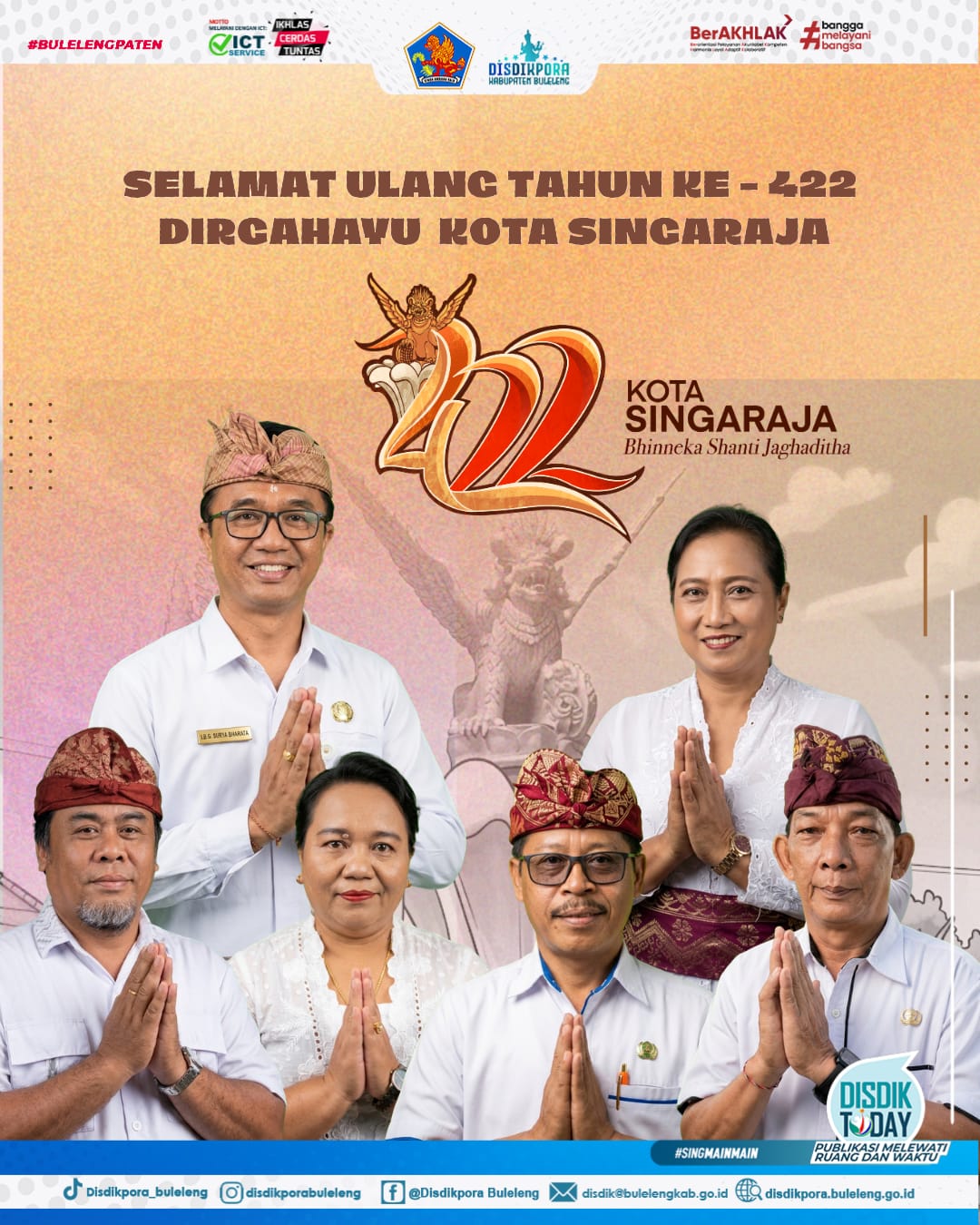 Dirgahayu Kota Singaraja Ke - 422 Tahun 2026