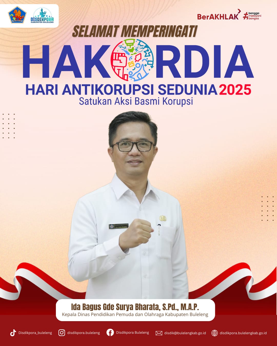 Selamat memperingati Hari Anti Korupsi Seduania Tahun 2025