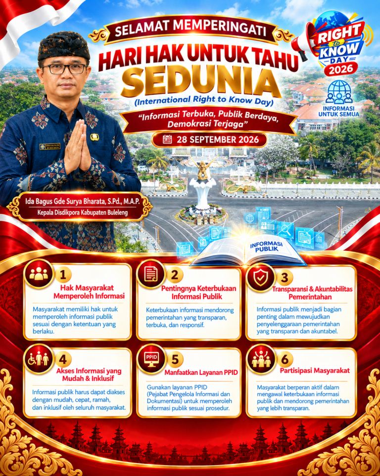 SELAMAT MEMPERINGATI  HARI HAK UNTUK TAHU SEDUNIA